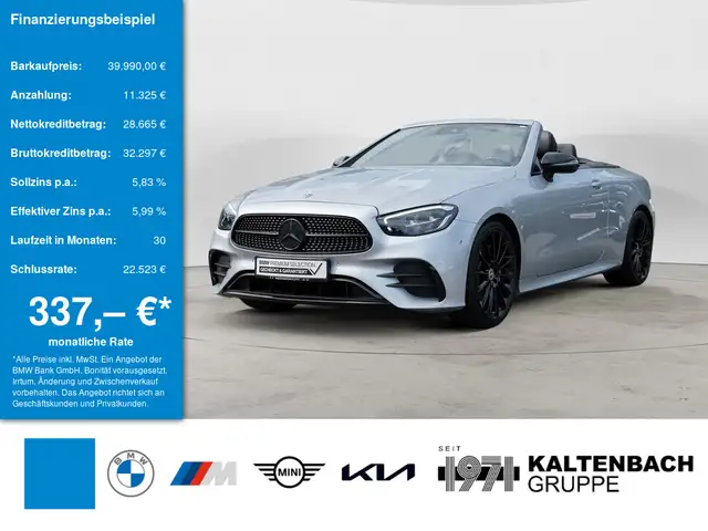 Mercedes-Benz E 220 d Cabrio AMG Line FACEL. LED NAVI PTS
