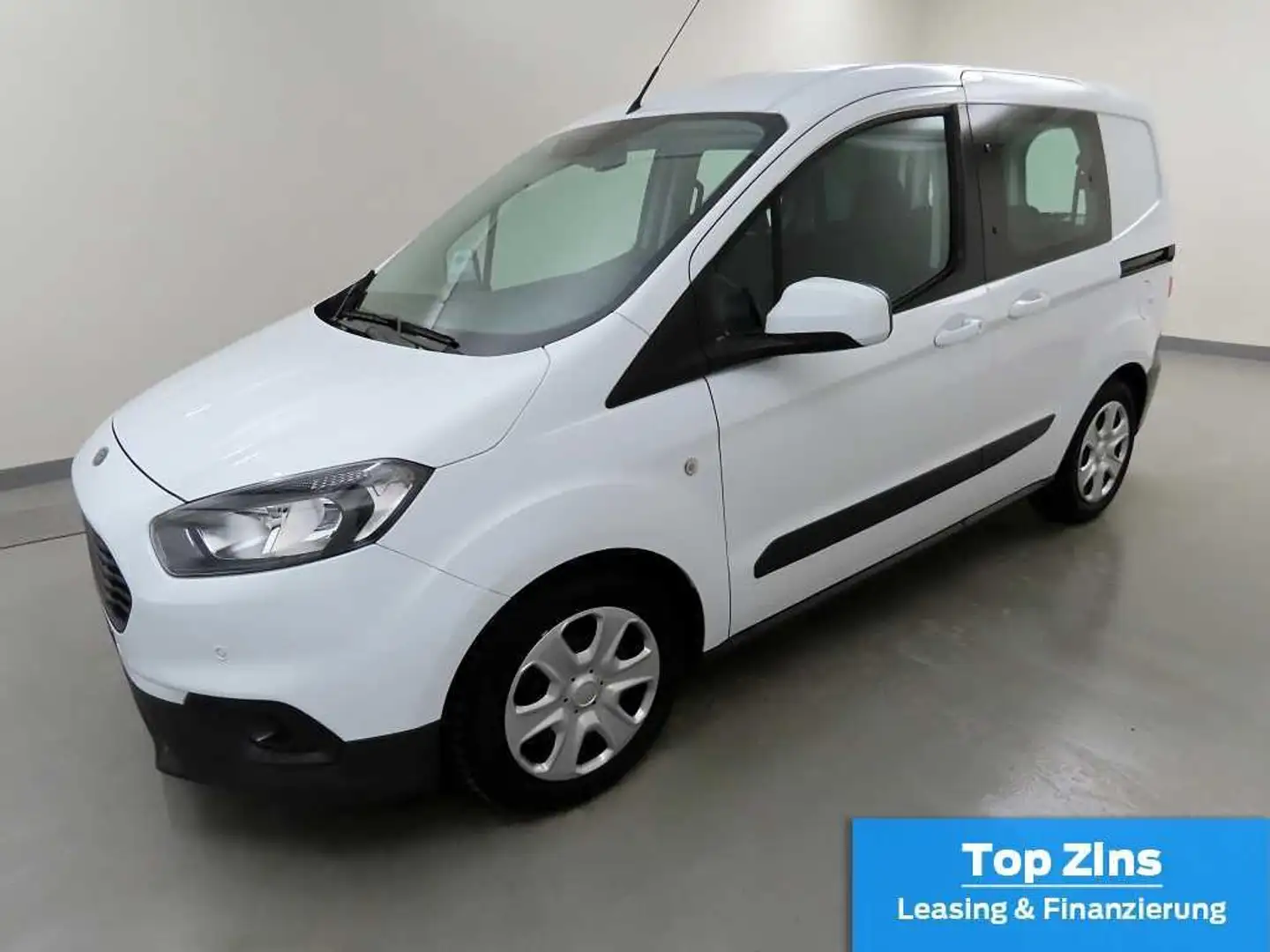 Ford Transit Courier 1.5 TDCi SHZ+PPS vo/hi+Klima White - 2
