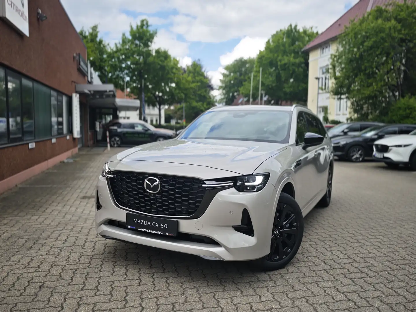 Mazda CX-80 2.5L e-SKYACTIV PHEV 327ps Homura Plus CAHO Blanc - 1