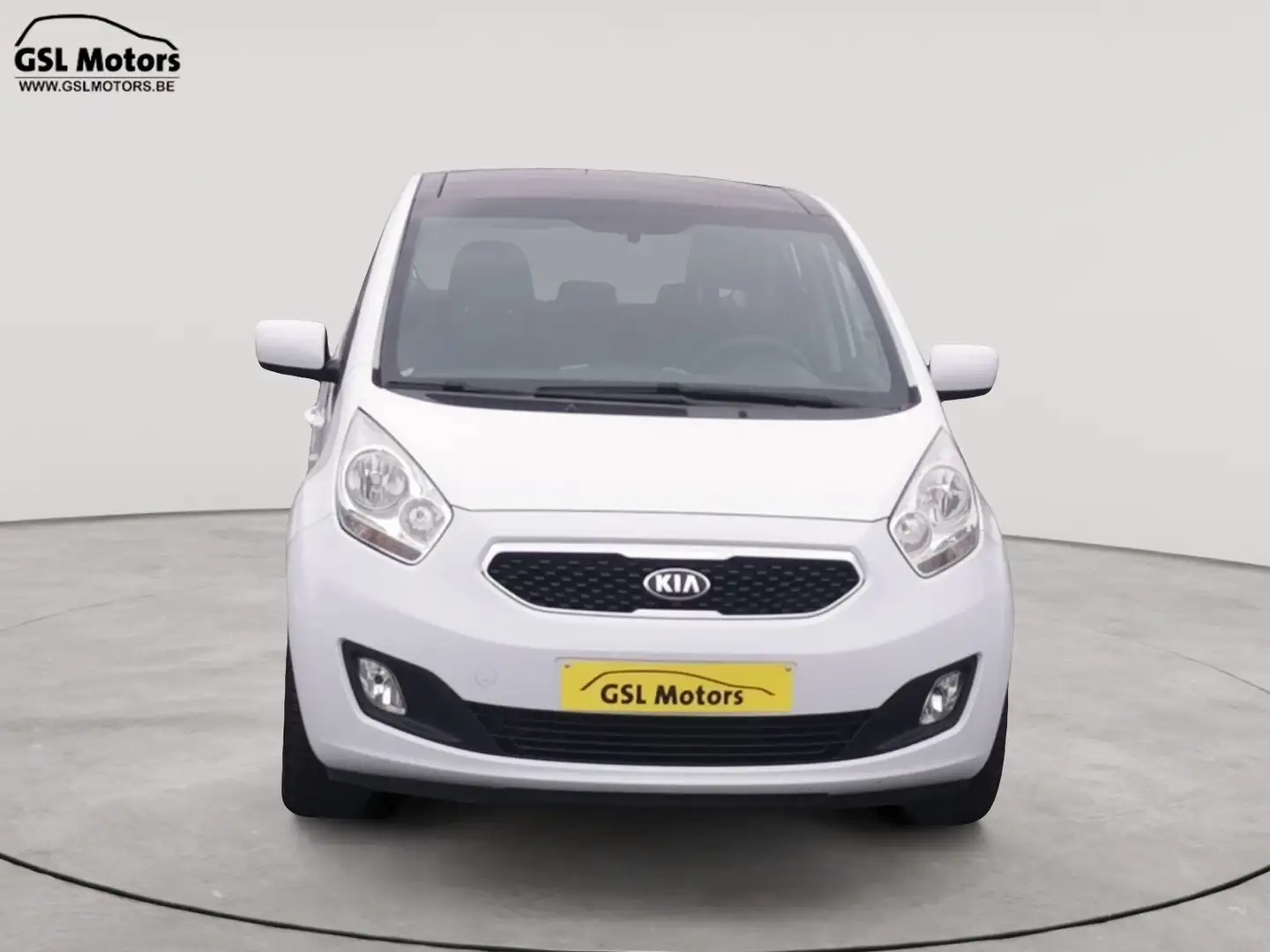 Kia Venga 1.4CRDi 90cv blanc01/14 Airco GPS Toit panoramique Wit - 2