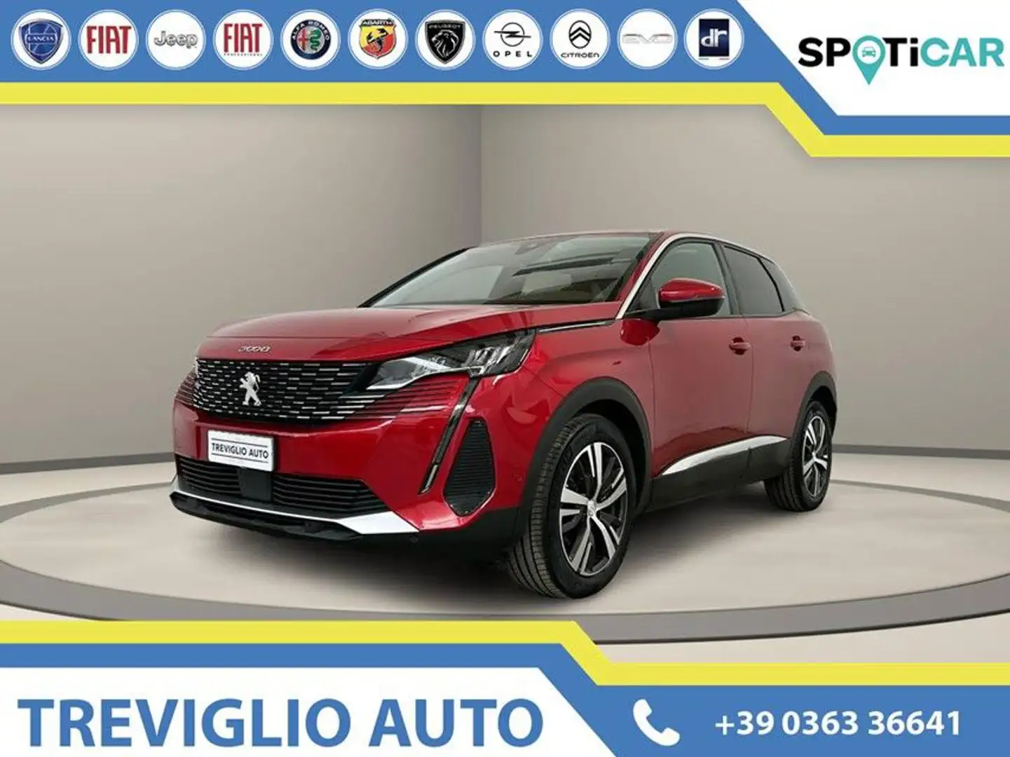 Peugeot 3008 BlueHDi 130 S&S EAT8 Allure Rouge - 1