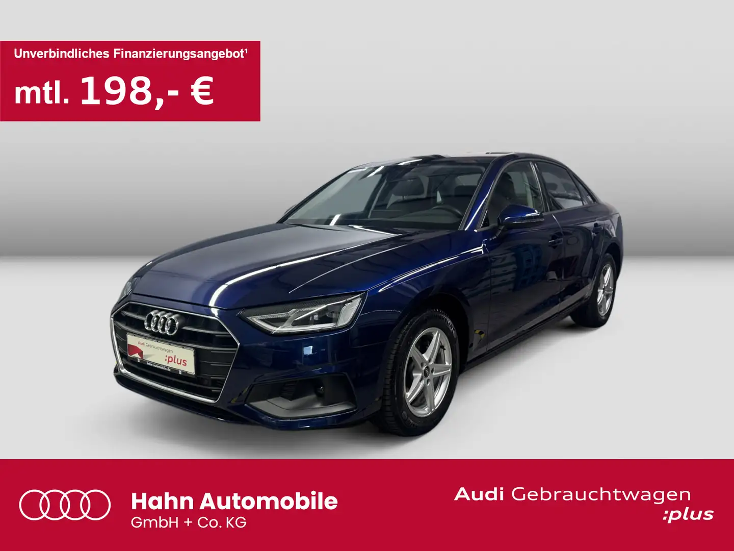 Audi A4 35 TFSI Navi LED Tempo PDC DAB Blau - 1