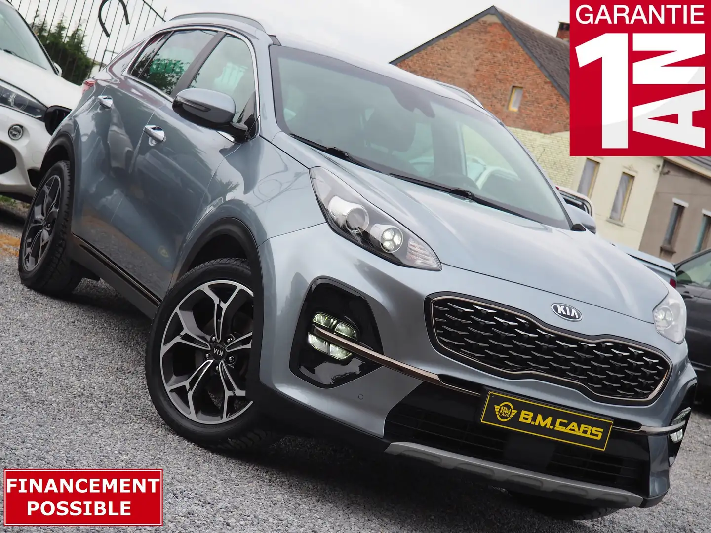 Kia Sportage 1.6 CRDi AUTO✅GT LINE✅CUIR-GPS-CAMERA-JBL-FULL Grijs - 1