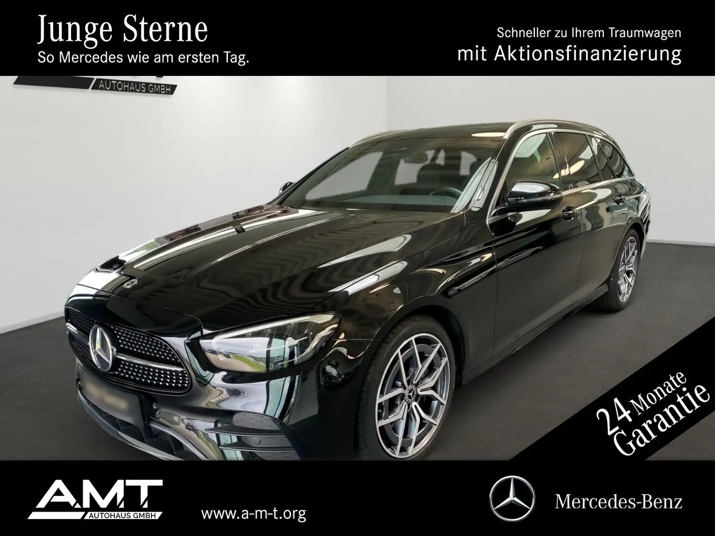Mercedes-Benz E 220 d T-Modell AMG Line*AHK*SHD*Totwinkel-Assi Nero - 1