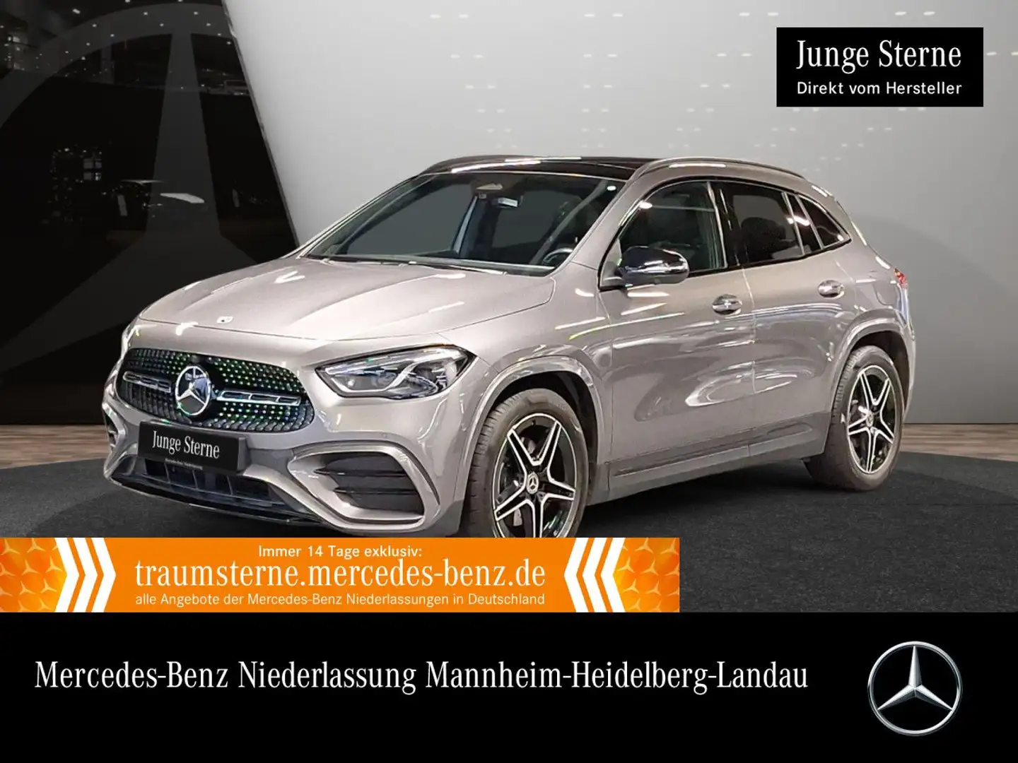 Mercedes-Benz GLA 200 AMG+NIGHT+PANO+360°+AHK+MULTIBEAM+19"+7G Grau - 1