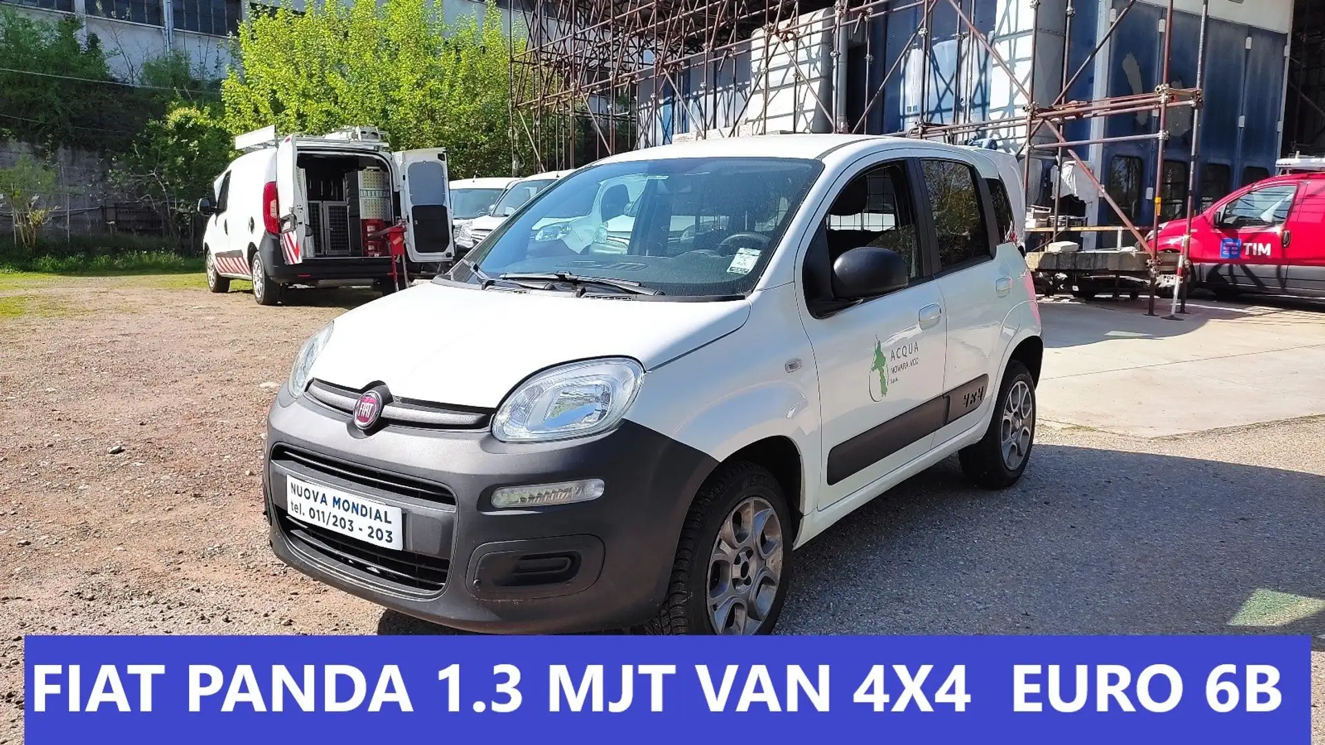 Fiat Panda 1.3 mjt 4x4 van euro 6b Bianco - 2