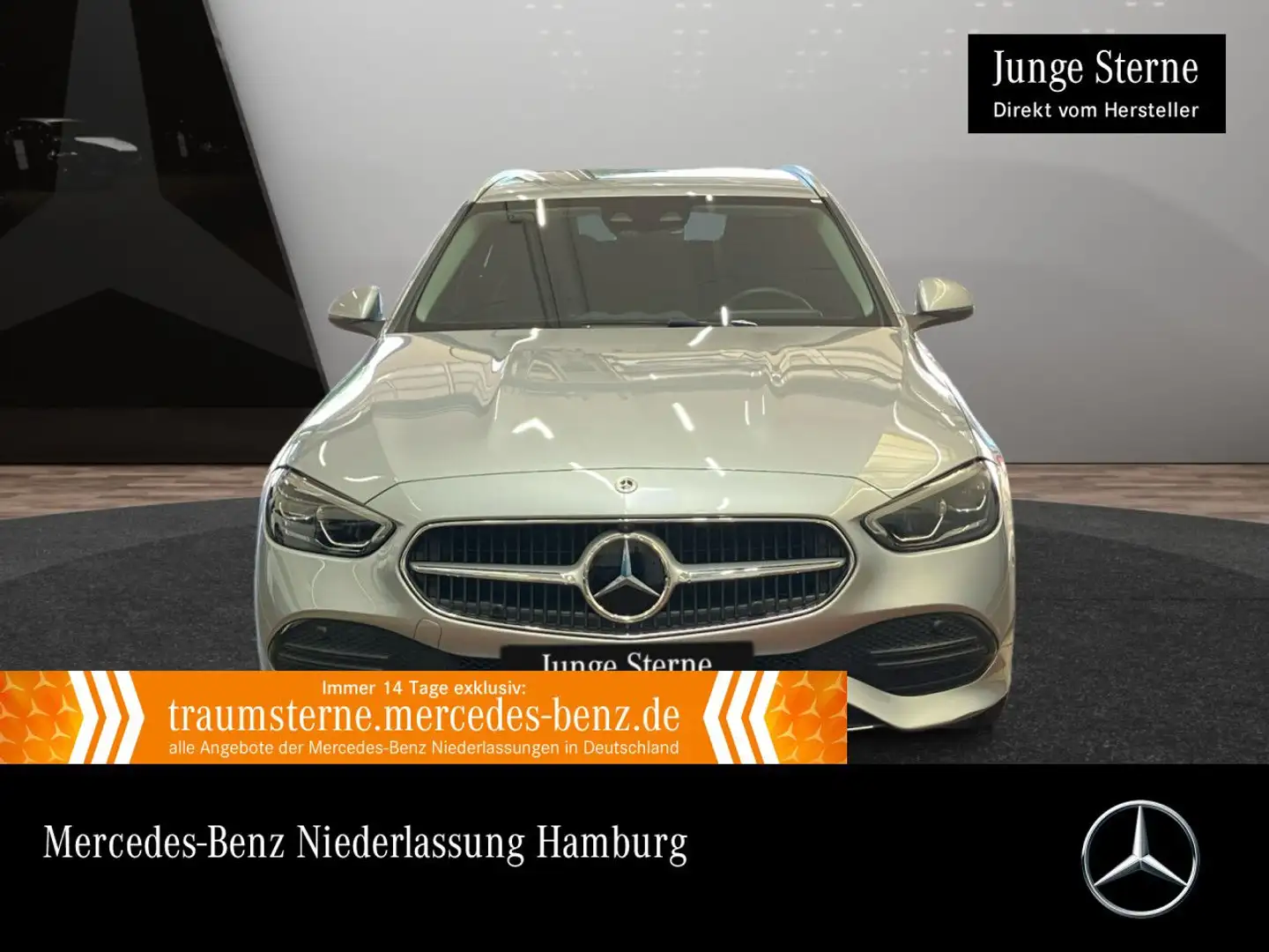 Mercedes-Benz C 220 d T 4M AVANTG+360+AHK+LED+KEYLESS+9G Silber - 1