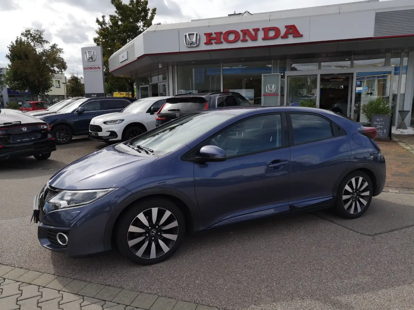 Honda Civic 1.8 Elegance AHK Navi* Kamera* Klimaautom.* Blau - 2