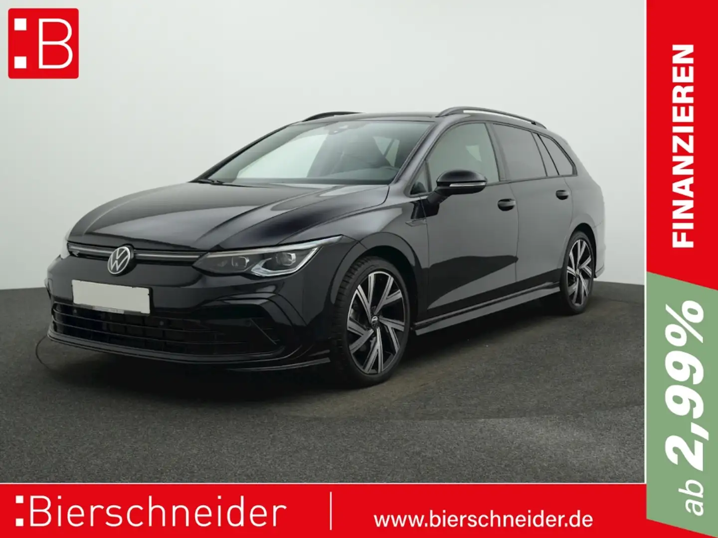 Volkswagen Golf Variant 8 1.5 eTSI DSG R-Line BLACK-STYLE KAMERA NAVI LED Schwarz - 1