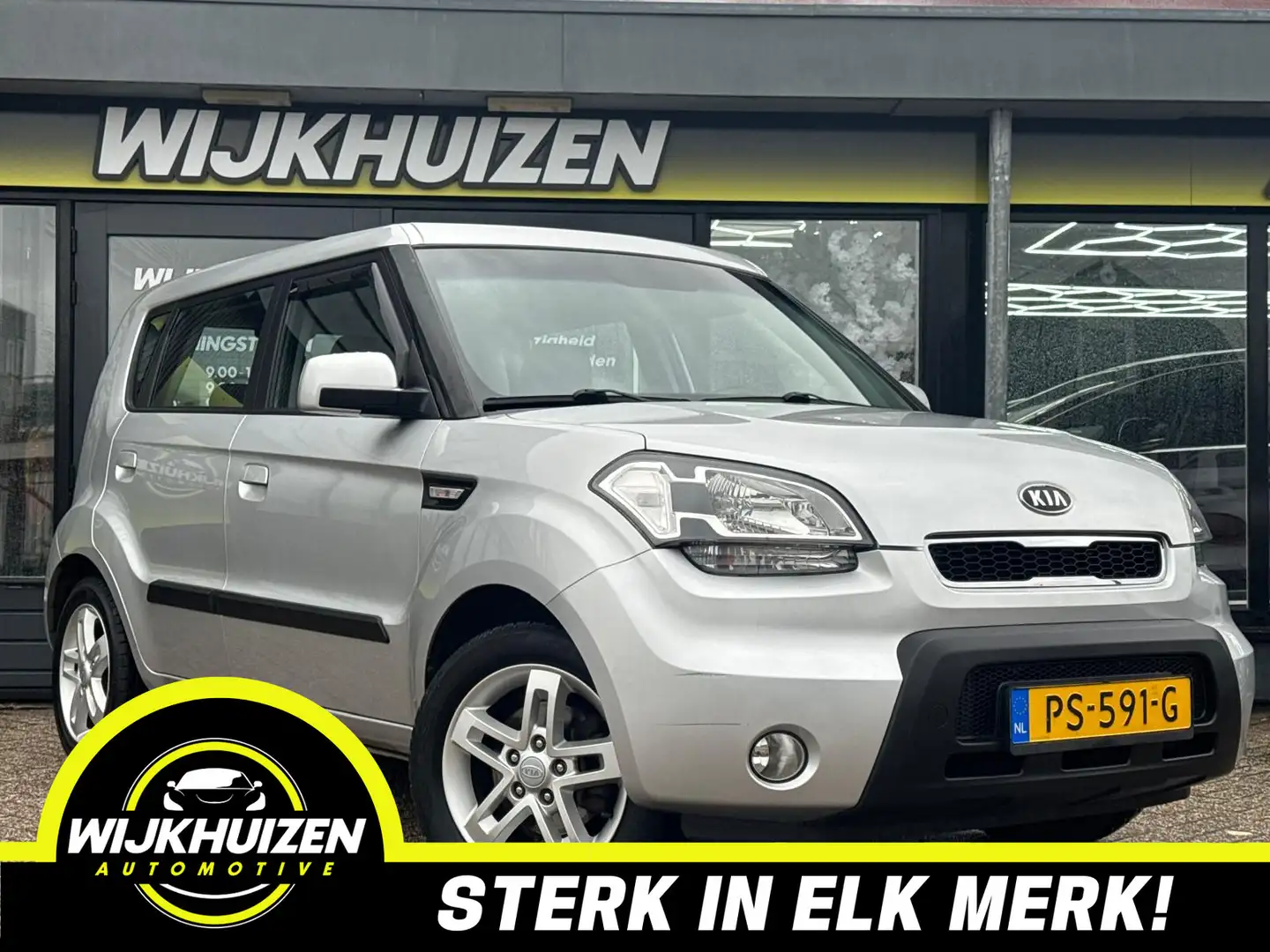 Kia Soul 1.6 X-pect Cool met Airco !!! 16 Inch !!! Dealer O Grijs - 1