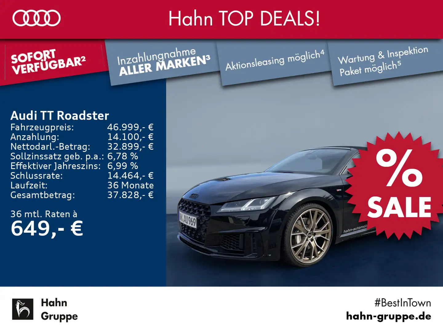 Audi TT MMI Navi, Matrix, Zwart - 1