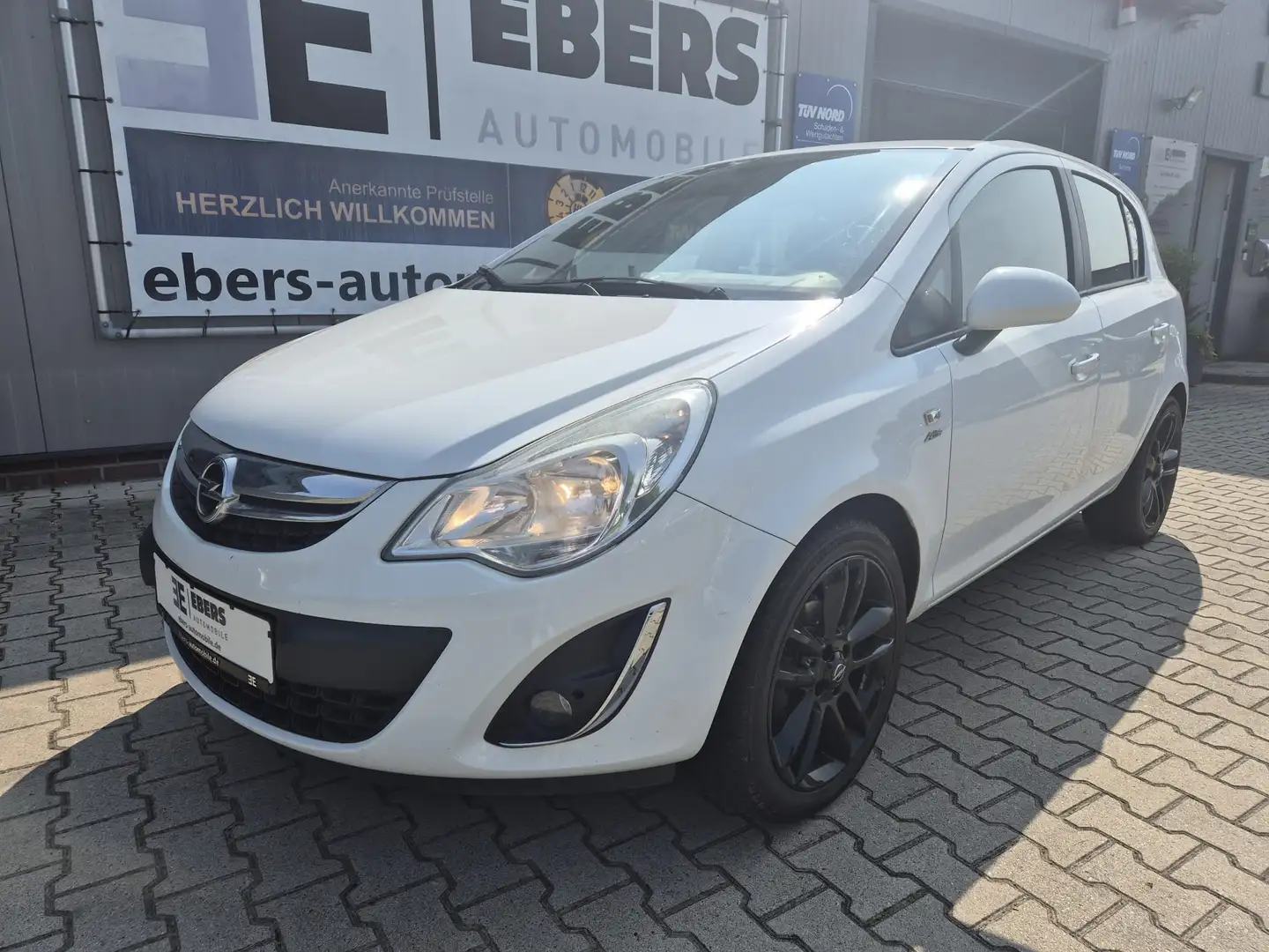 Opel Corsa D Active 1.2 SZHG/TEMP/PDC/BEHEIZT.LENKRAD Blanc - 1