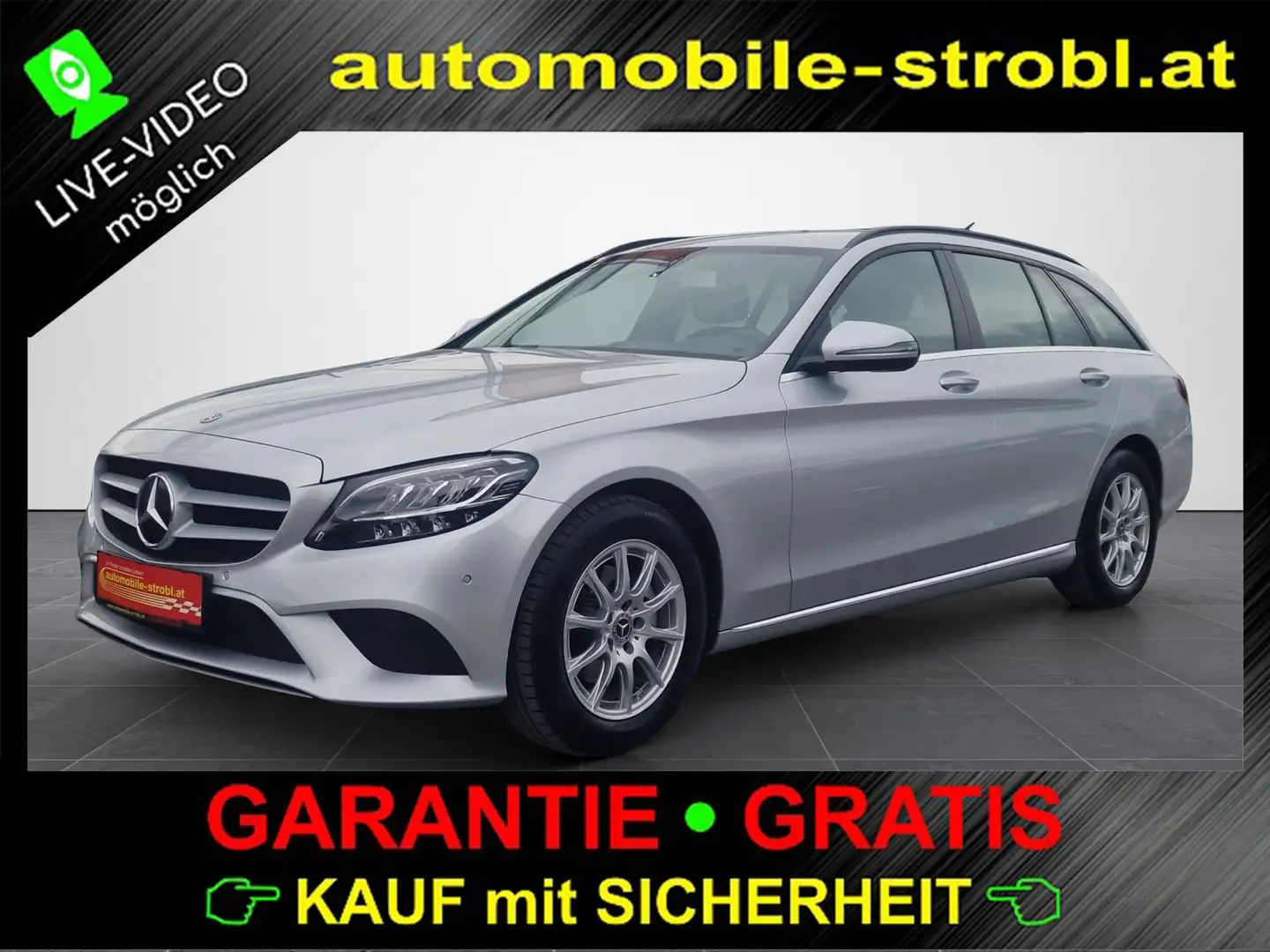 Mercedes-Benz C 180 C-Klasse C 180d Adva. LED NAV RearC GARANTIE Plateado - 2
