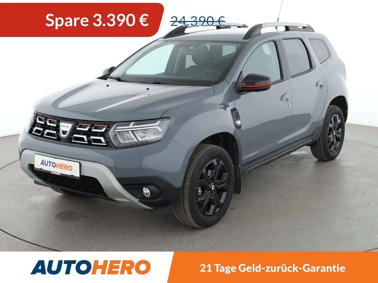 Dacia Duster 1.3 TCe Extreme Aut.*NAVI*360°*TEMPO*SHZ*PDC*KLIMA Grau - 1
