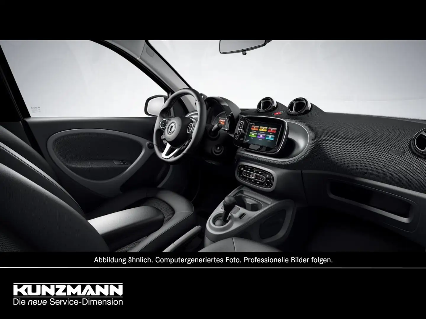 smart forFour electric drive passion Cool/Media Kamera Schwarz - 2