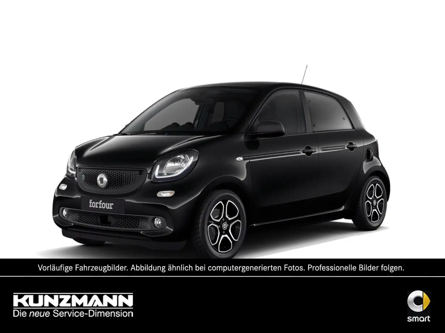smart forFour electric drive passion Cool/Media Kamera Schwarz - 1
