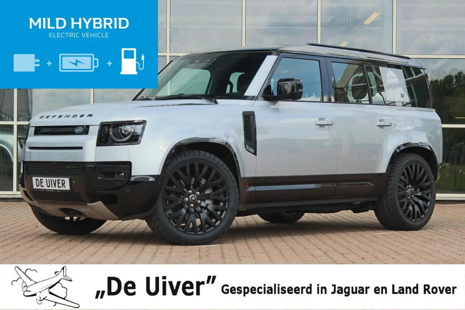 Land Rover Defender 3.0 P400 110 X-Dynamic HSE MHEV MY 2023, Adaptive Zilver - 1
