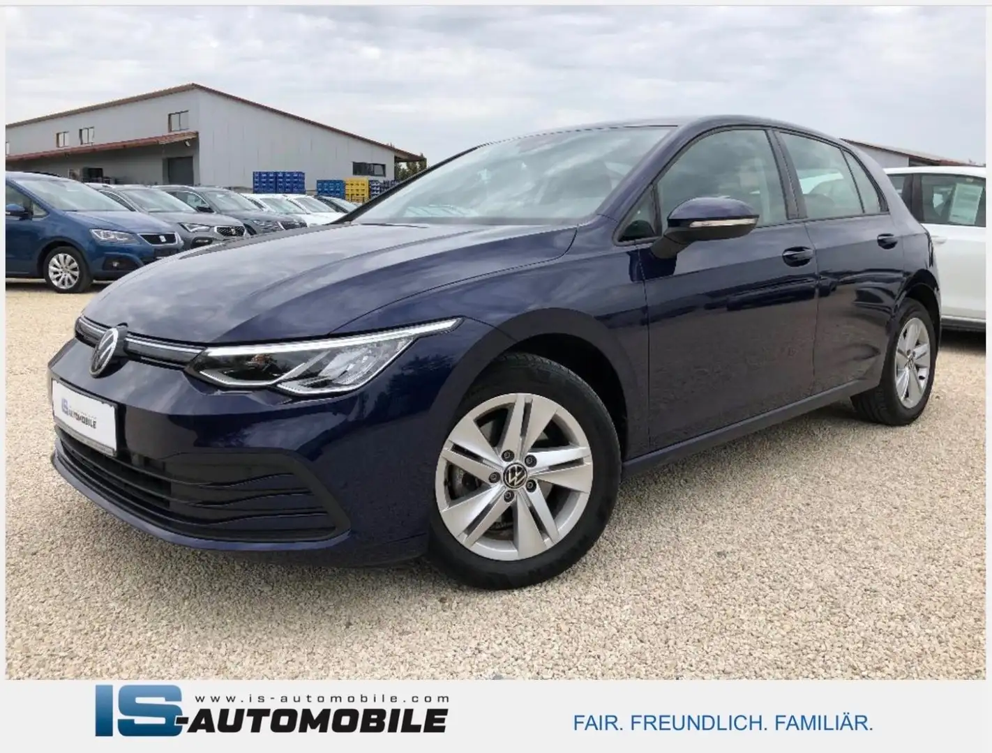 Volkswagen Golf VIII Lim. Life,NAVI,KLIMA,LED,ACC,SHZ,PDC Blau - 1