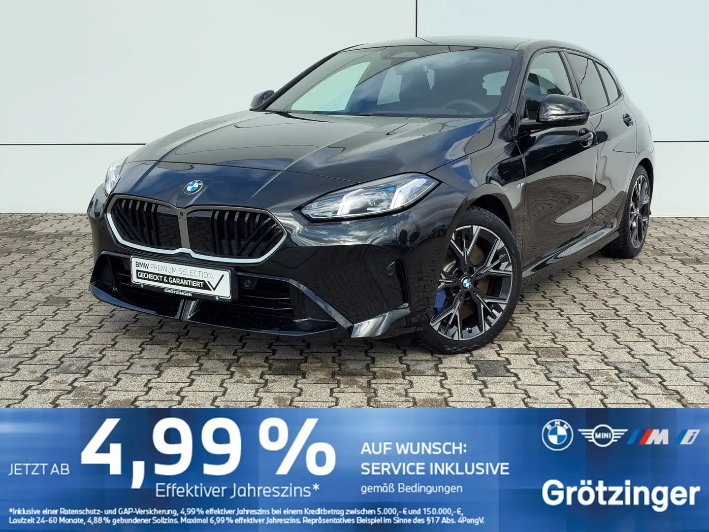 BMW 120 120 Liousine M Sportpaket LED+AHK+SHZ+HUD+LC Schwarz - 1