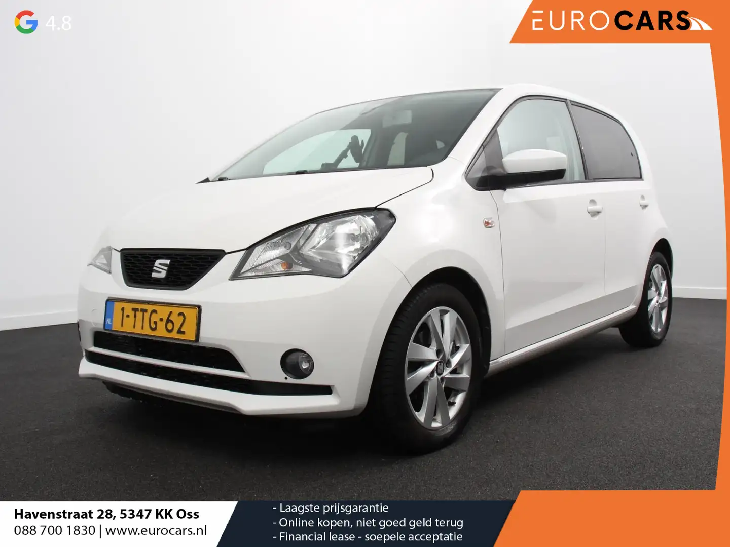 SEAT Mii 1.0 Sport Dynamic | Airco | Parkeersensoren achter Wit - 1