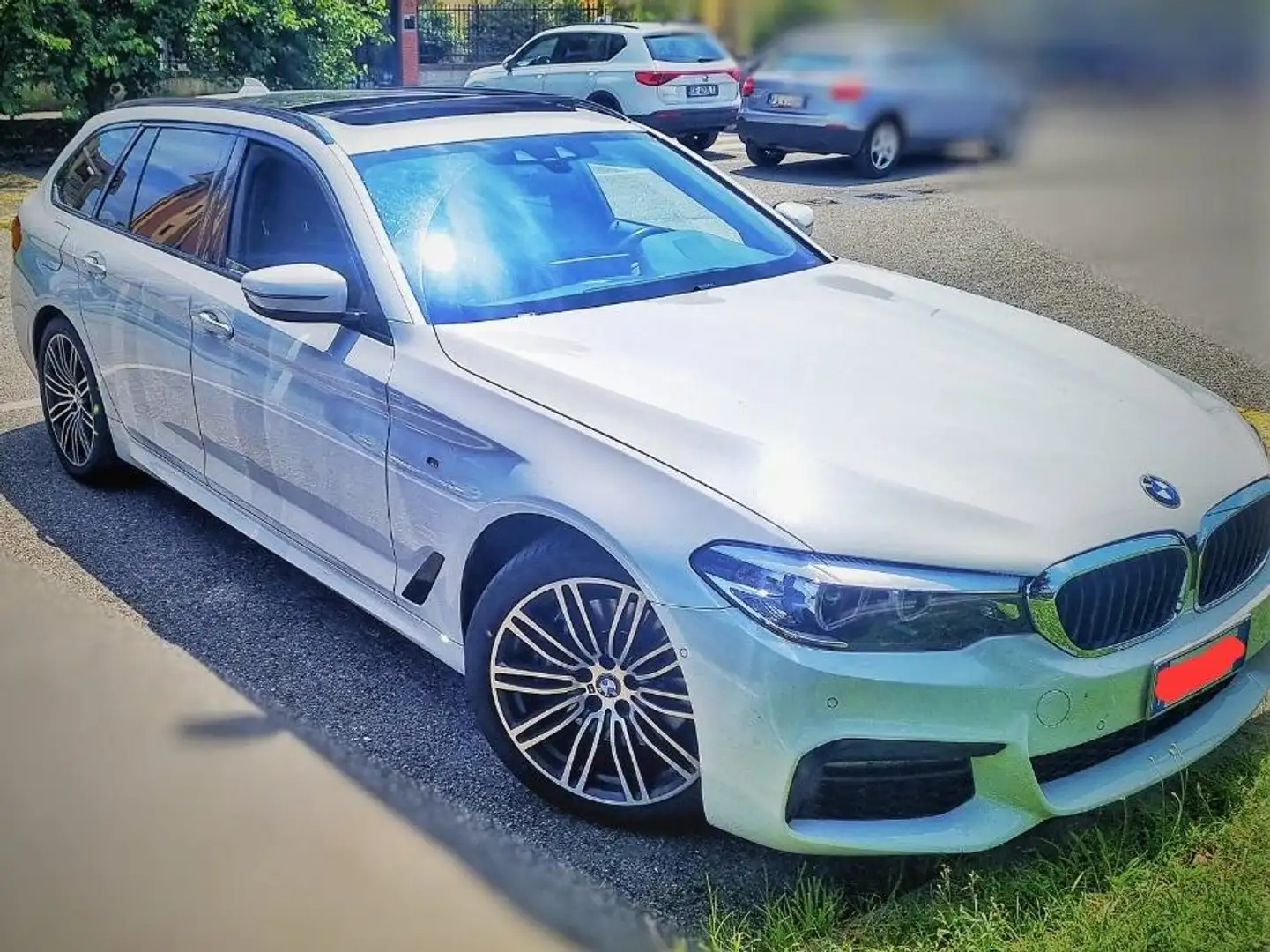 BMW 525 Serie 5 G31 2019 Touring 525d Touring Msport auto Blanco - 1