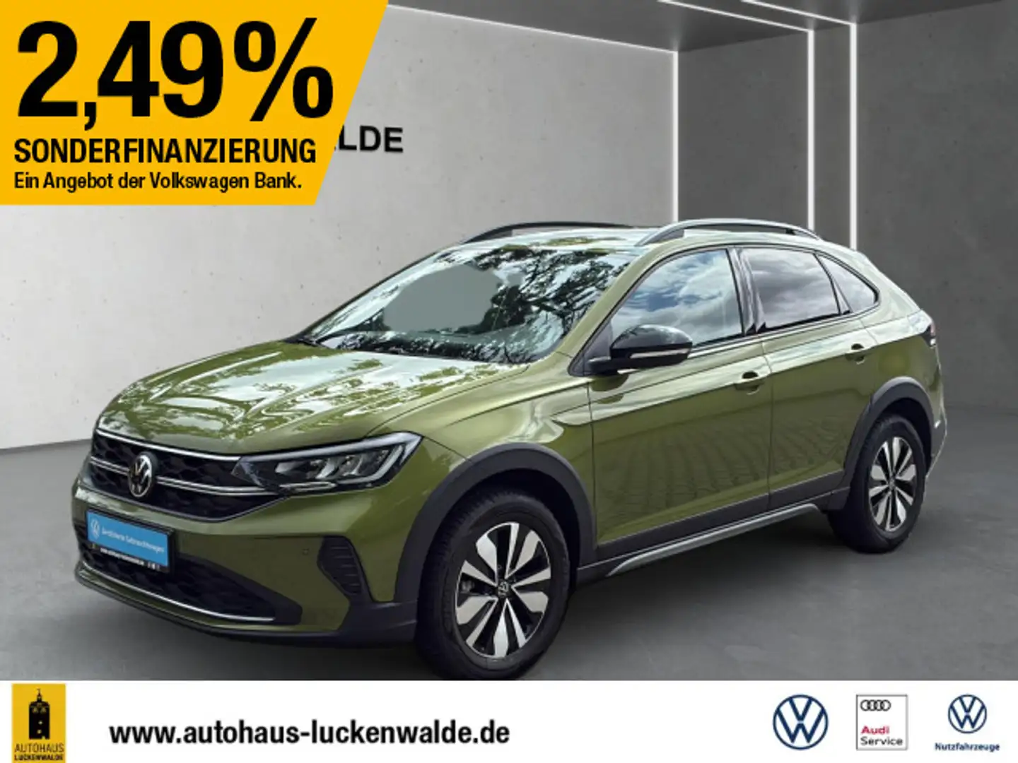 Volkswagen Taigo 1.0 TSI Goal DSG *ACC*R-CAM*PDC*SHZ* Groen - 2