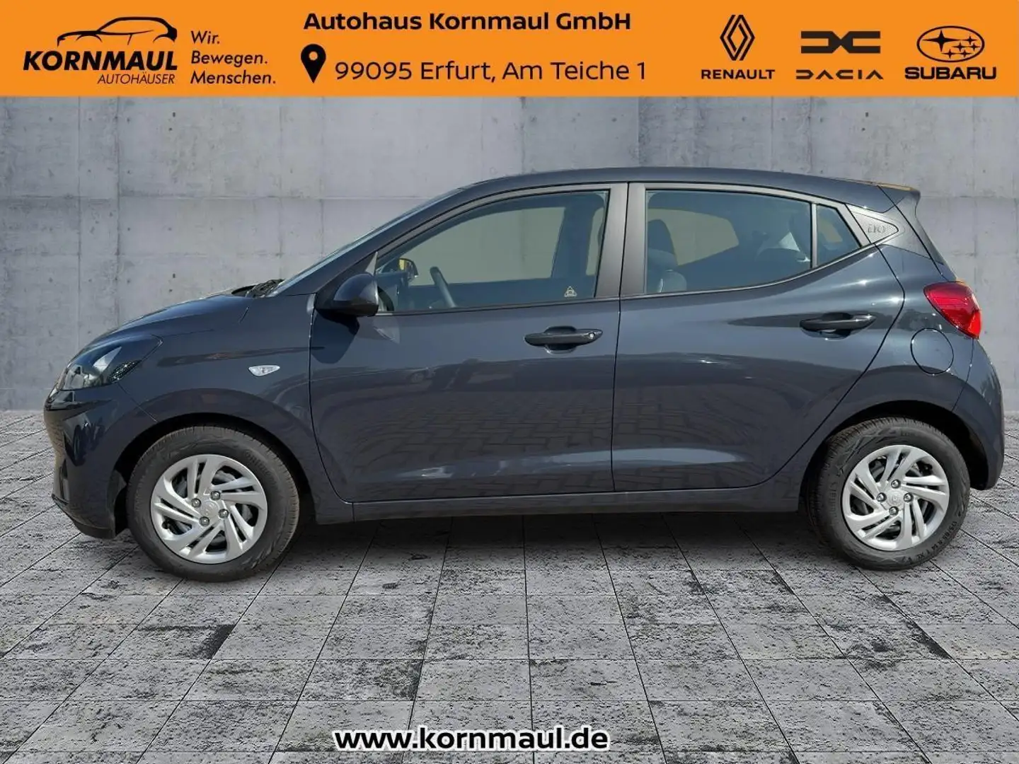 Hyundai i10 1.0 SELECT (63PS) Lichtautomatik, Tempomat Grau - 2