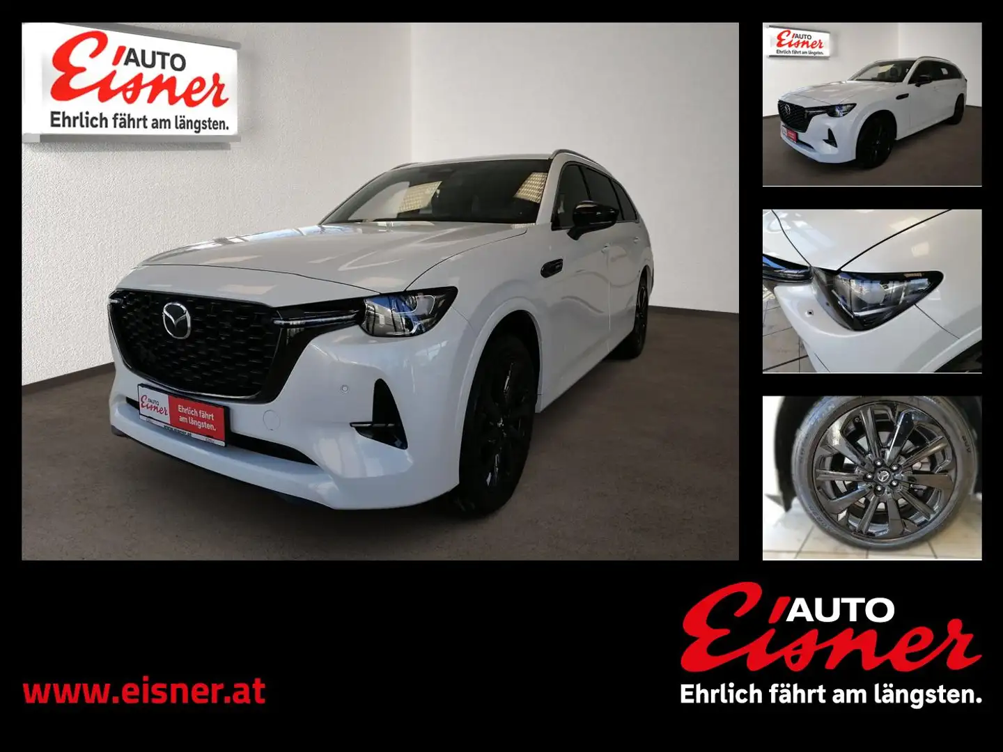 Mazda CX-80 2.5L PHEV HOMURA PLUS Bestpreis Weiß - 1