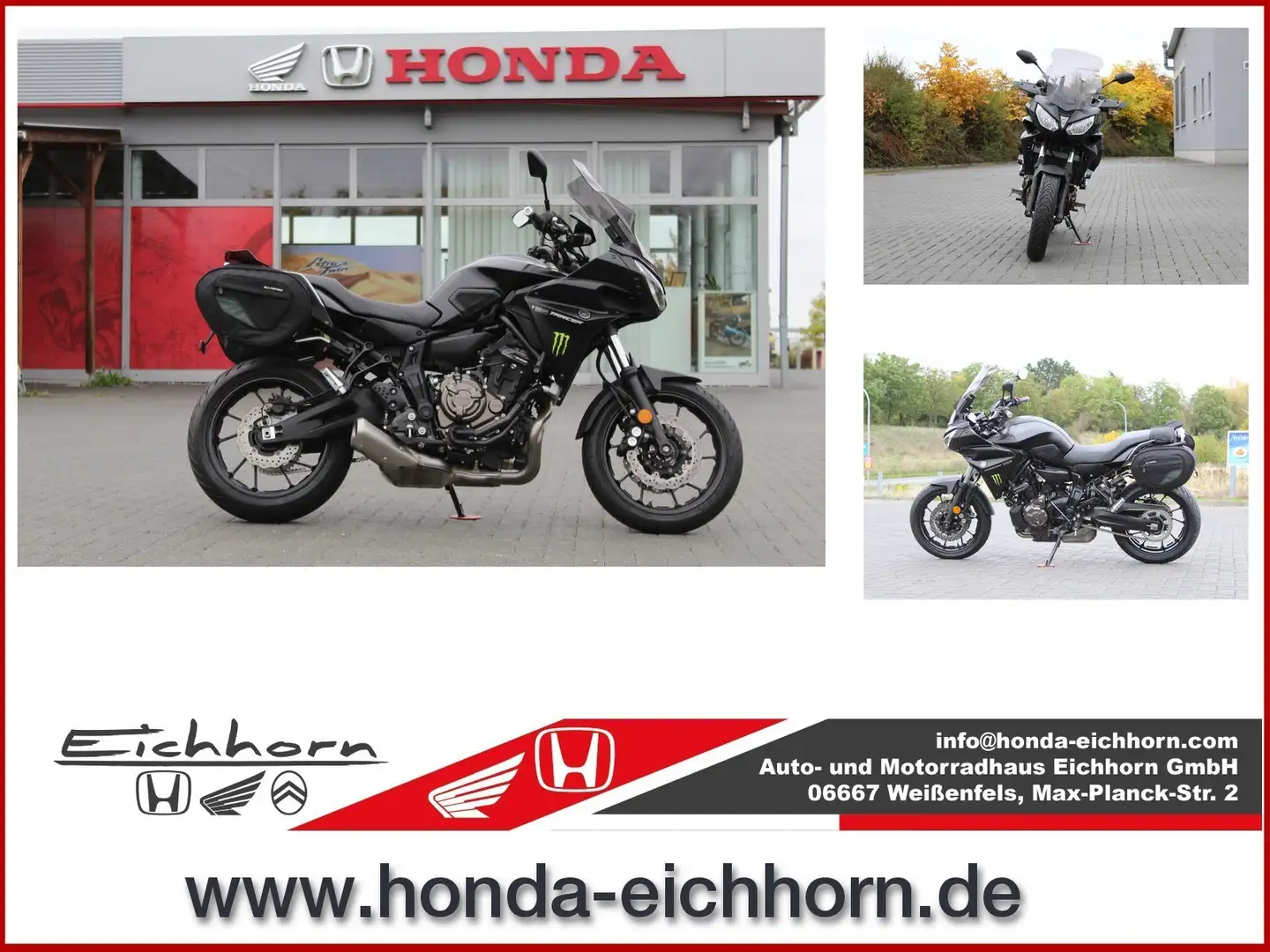 Yamaha MT-7 Tracer ABS + Zubehör+HU+Insp.NEU Schwarz - 1