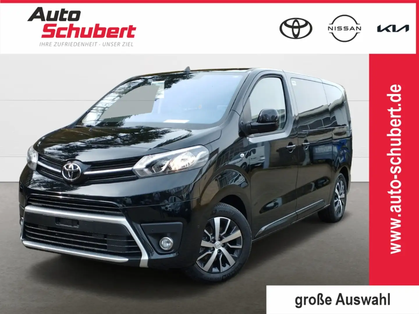 Toyota Proace Verso L1 Team Deutschland 2.0 D-4D Dyn. Kurvenlich Schwarz - 1