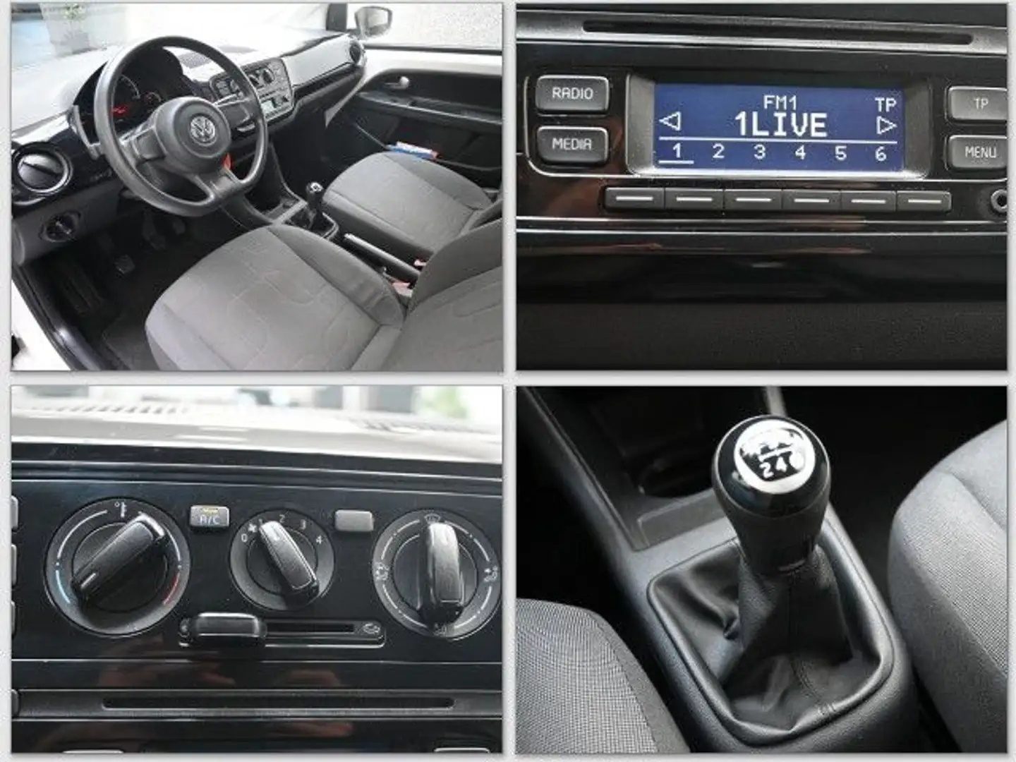 Volkswagen up! 1.0 44kW move up! Klima Allwetter AUX Wit - 2