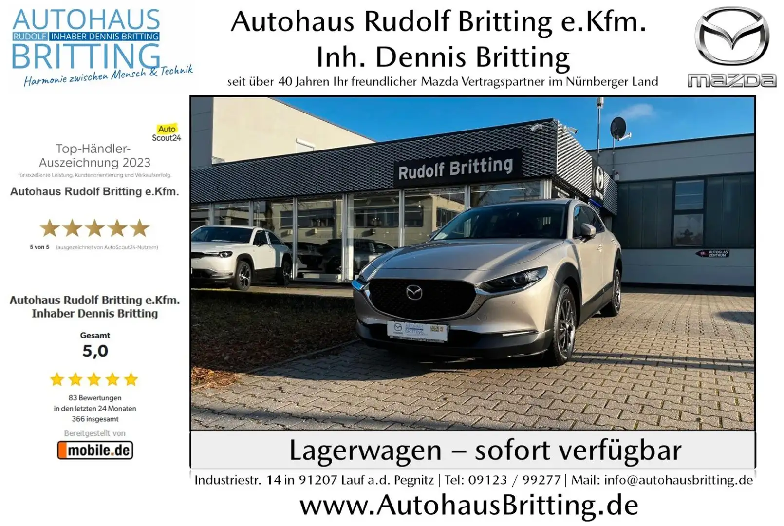 Mazda CX-30 Selection Design+Premium-P+Standheizung Beige - 1