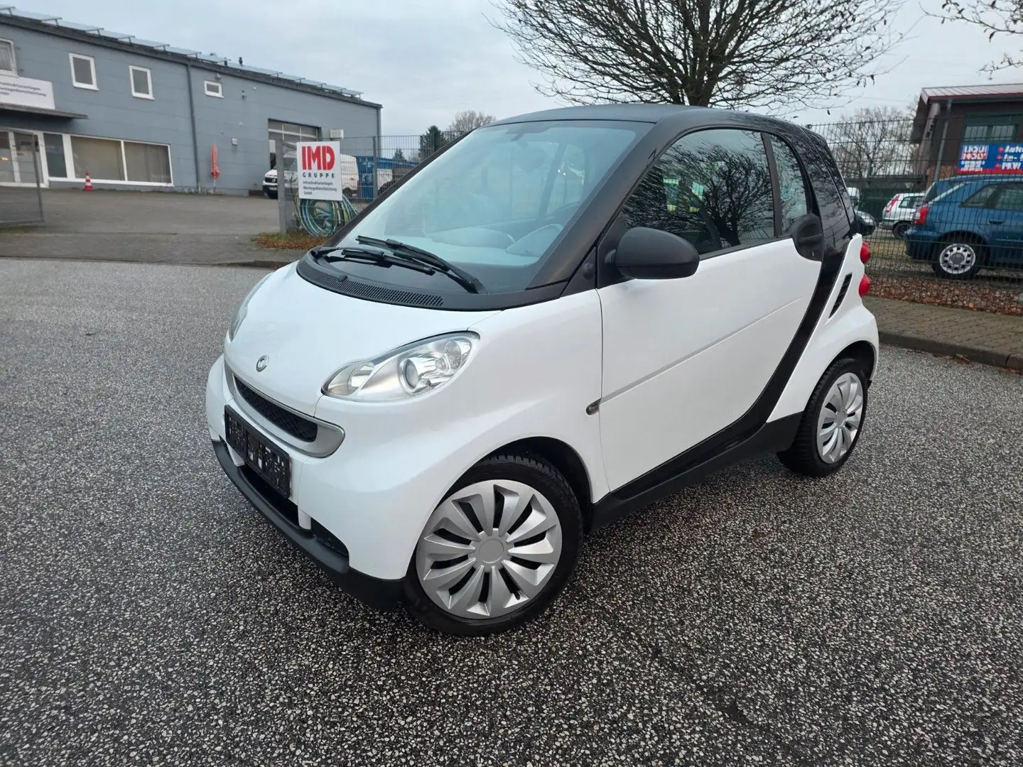 smart forTwo fortwo coupe Micro Hybrid Drive 45 kW-TÜV Blanc - 1