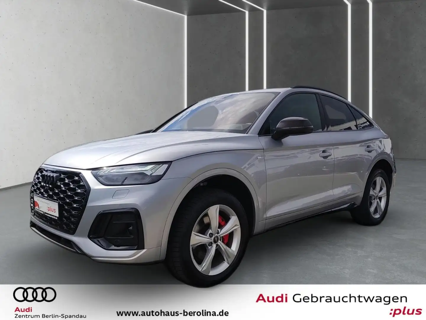 Audi Q5 40 TFSI qu. S line S tronic *PANO* Silber - 2