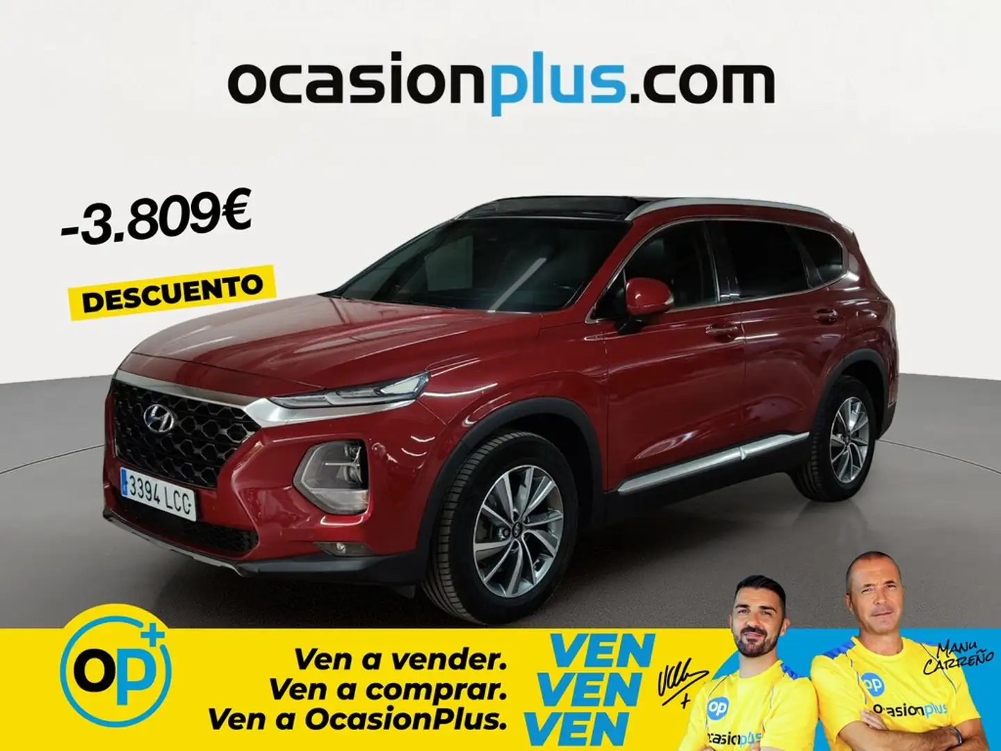 Hyundai SANTA FE Tm 2.2CRDi Tecno SR 4x2 Aut. Rojo - 1