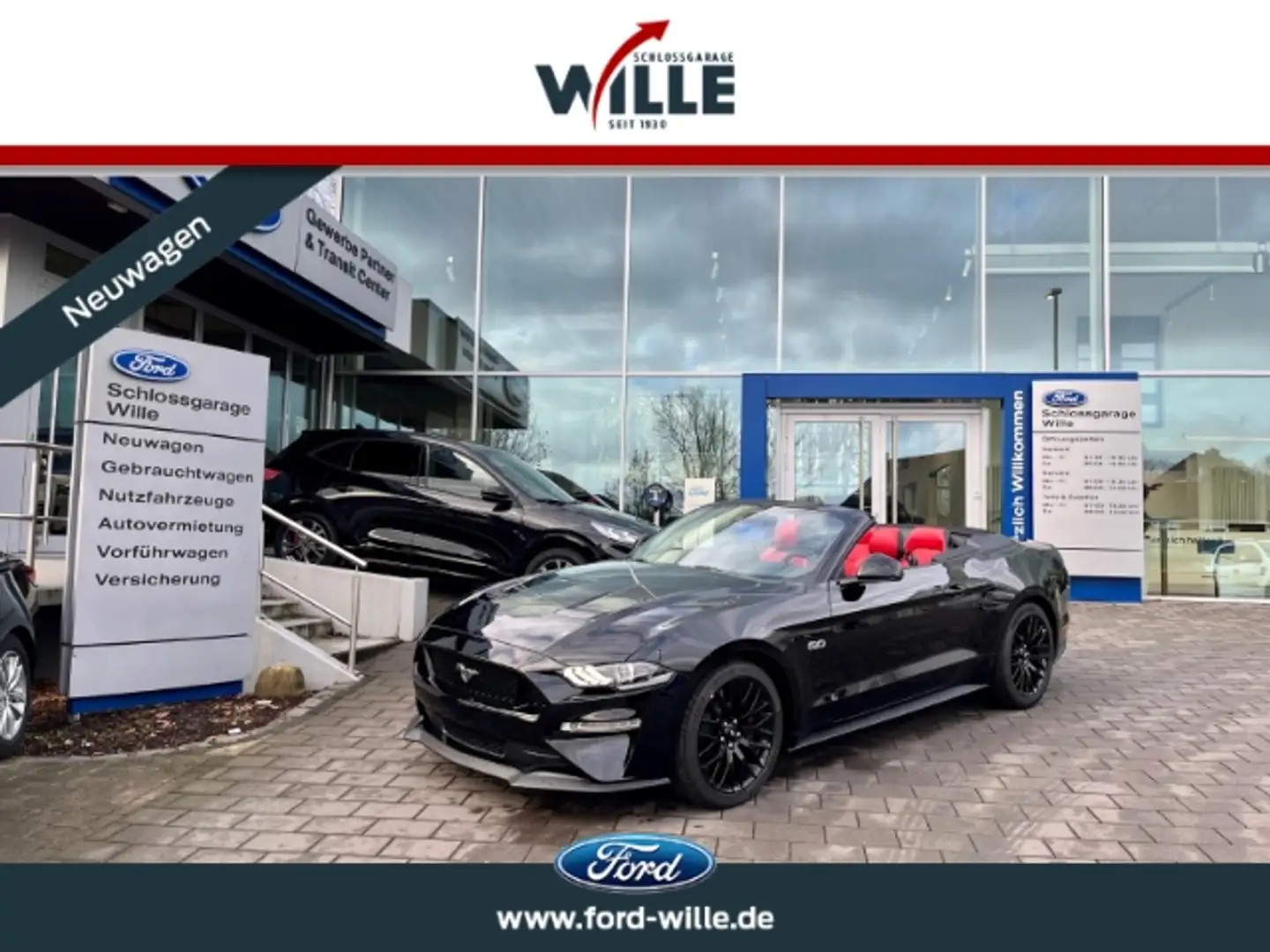 Ford Mustang GT Convertible V8  Premium-Paket II  5.0 Ti-VCT crna - 1