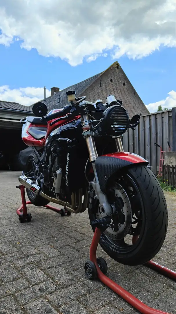 Kawasaki Ninja ZX-7R naked streetfighter Rouge - 1