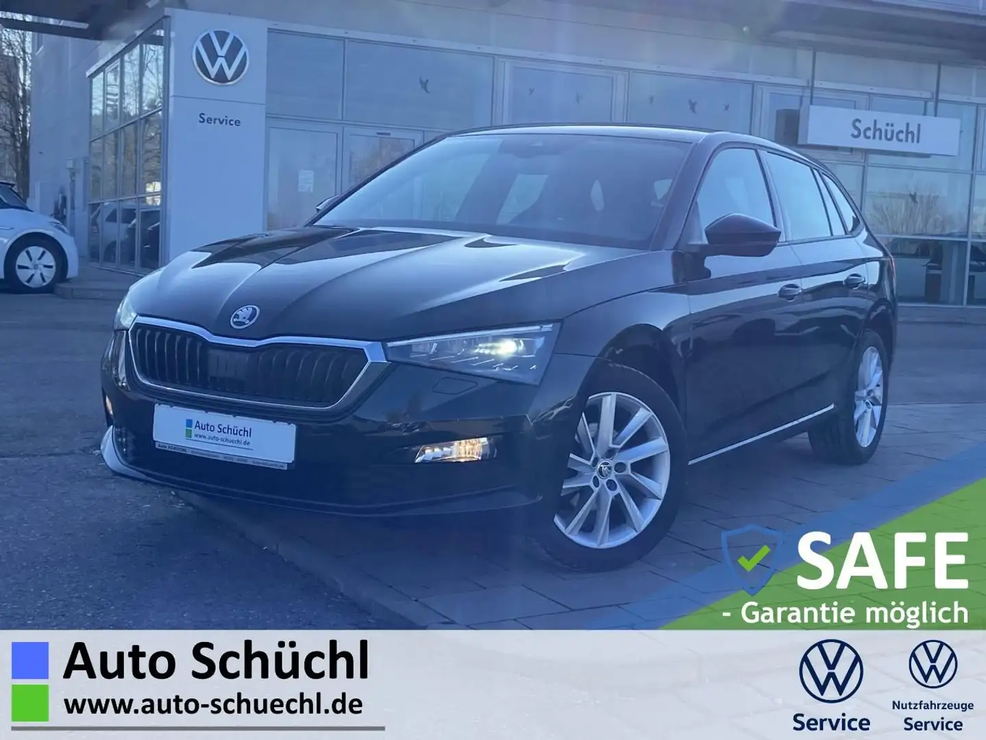 Skoda Scala 1.0 TSI Style SMART-LINK+LED+DAB+LANE-ASSI Schwarz - 1