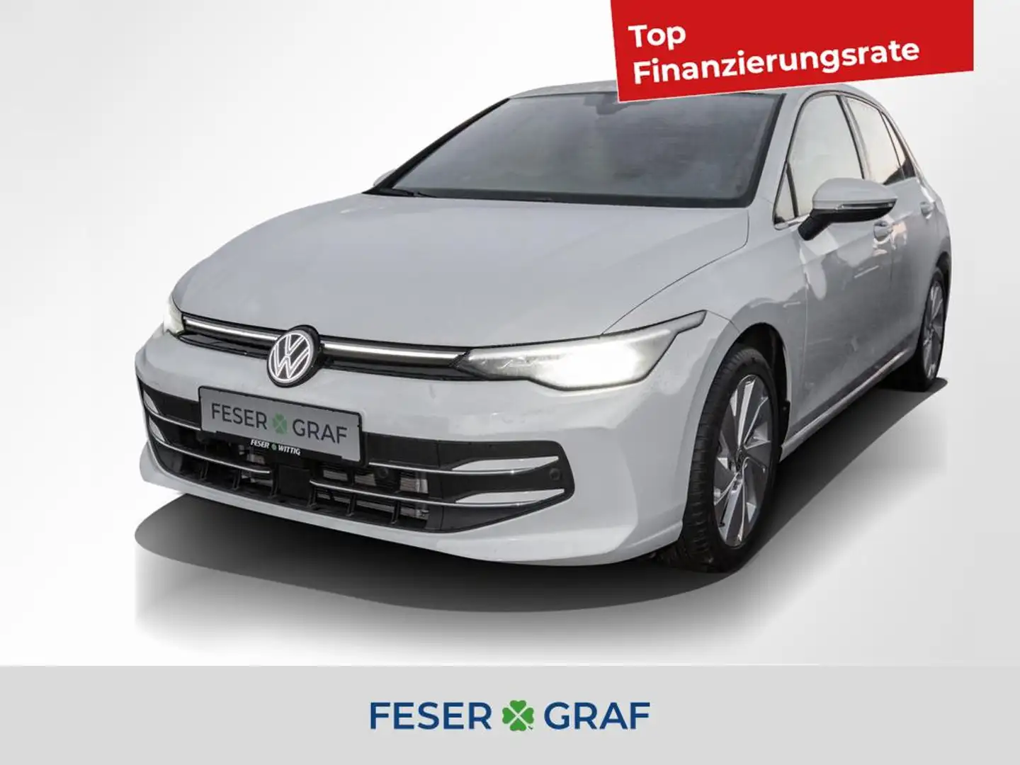 Volkswagen Golf VIII 1.5 eTSI Style DSG AHK/Matrix/HUD/LenkrHZ Weiß - 1