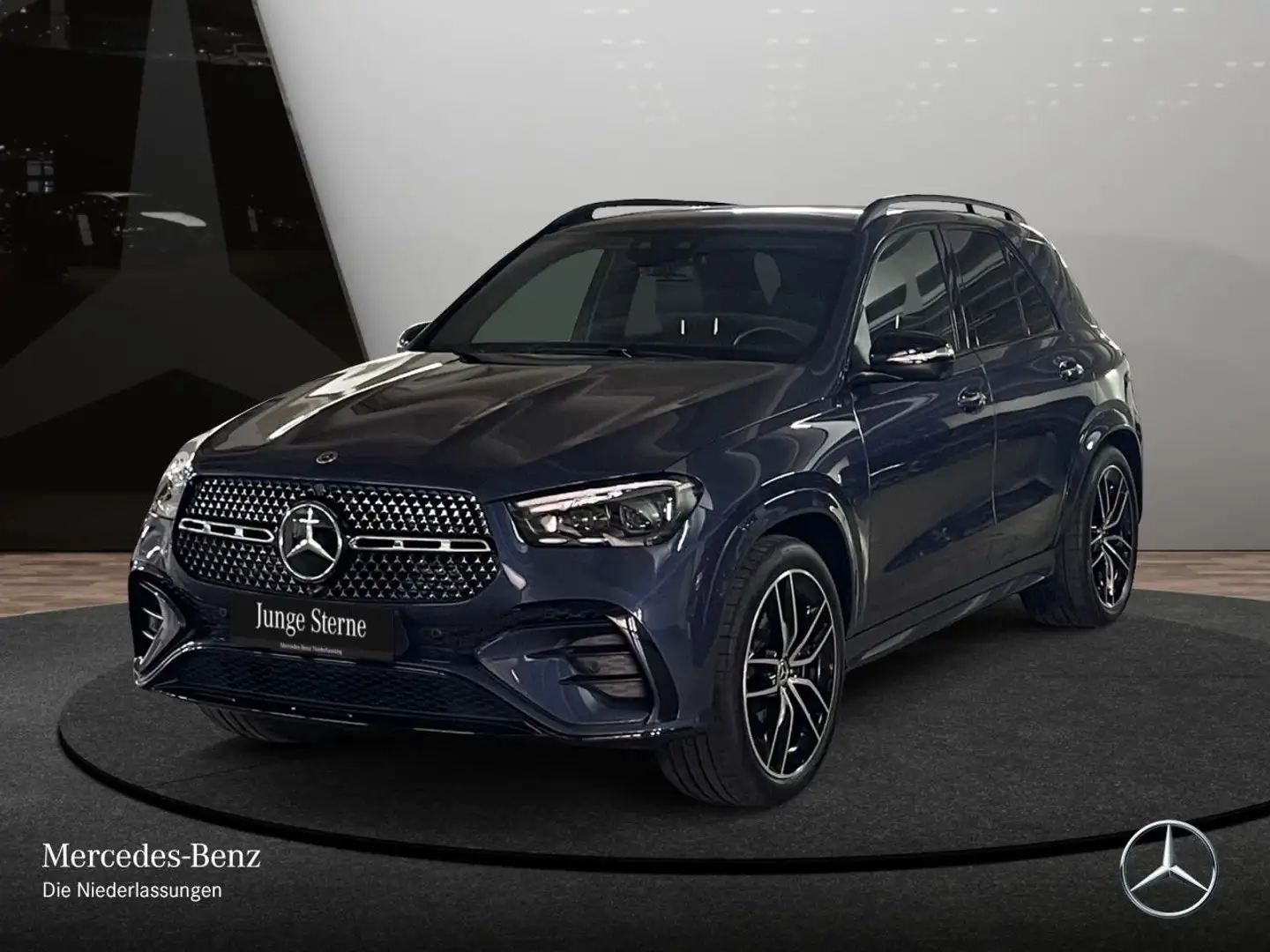 Mercedes-Benz GLE 450 4M AMG+NIGHT+PANO+360+MULTIBEAM+FAHRASS+9G Blauw - 2