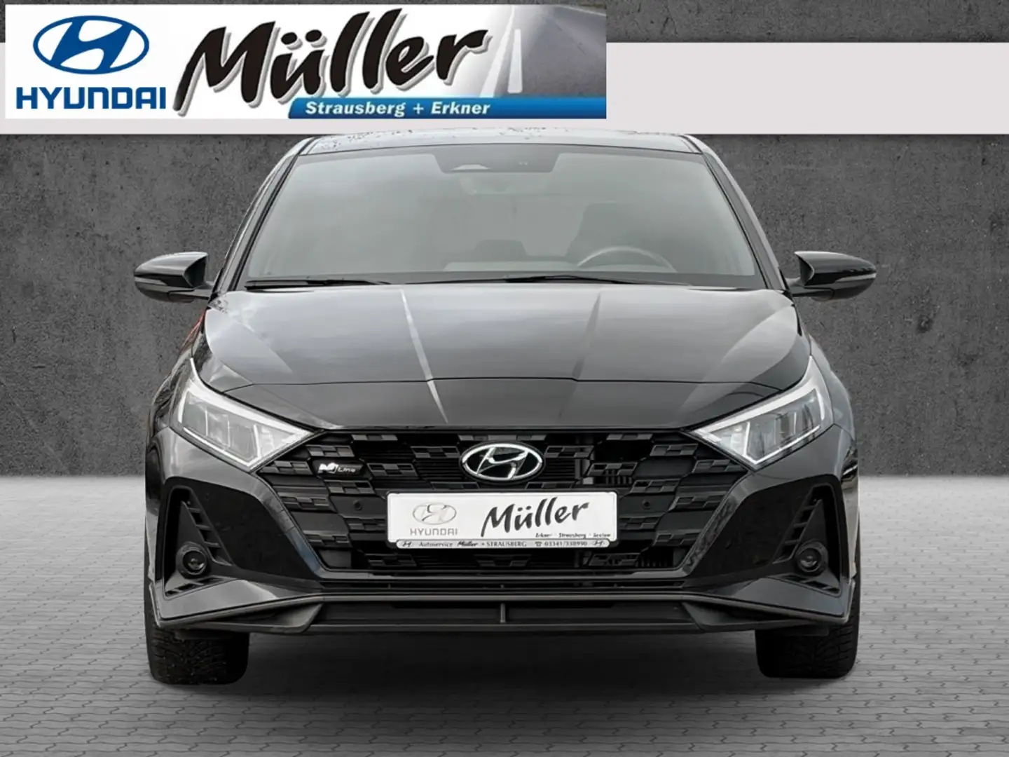 Hyundai i20 N-Line Mild-Hybrid Automatik Schwarz - 2