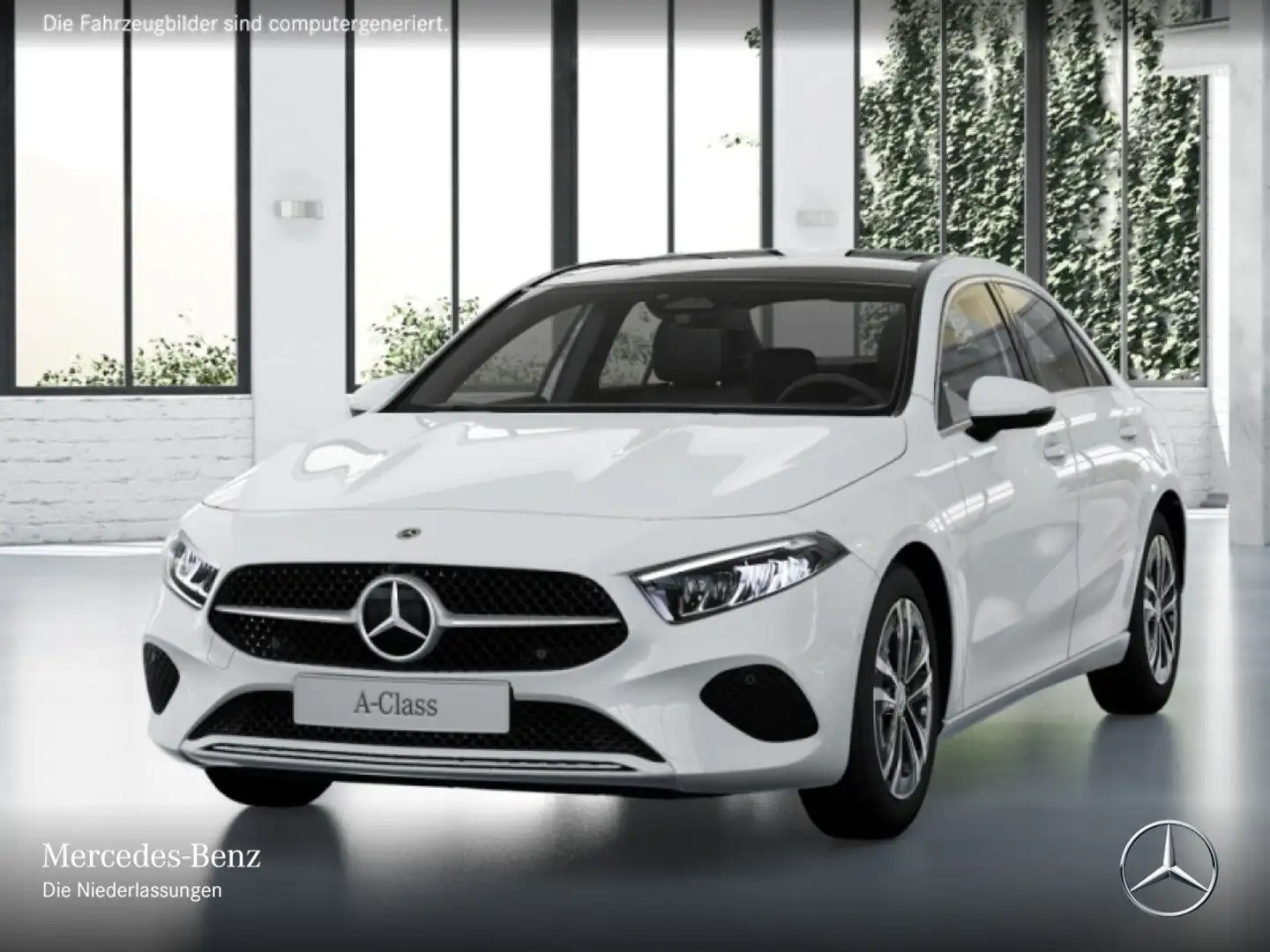Mercedes-Benz A 200 Lim PROGRESSIVE+PANO+LED+KAMERA+TOTW+7G Weiß - 2