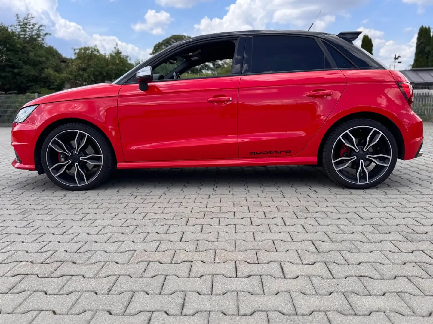 Audi S1 Sportback 2.0 TFSI quattro HJS Downpipe Rood - 2