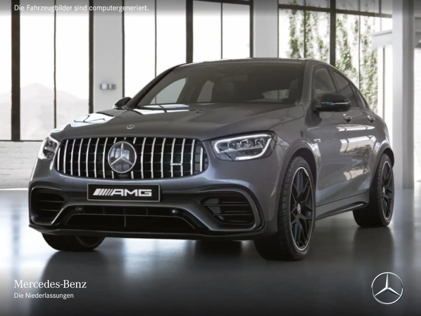Mercedes-Benz GLC 63 AMG GLC 63 S Coupé 4M NIGHT+DRIVERS+360+LED+FAHRASS Grau - 2