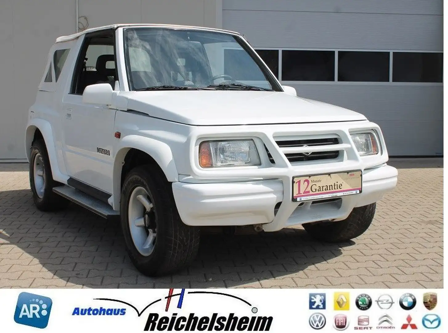 Suzuki Vitara Cabrio,Tüv neu,wenig Km,gepfl.,AHK,Finanz Blanc - 1