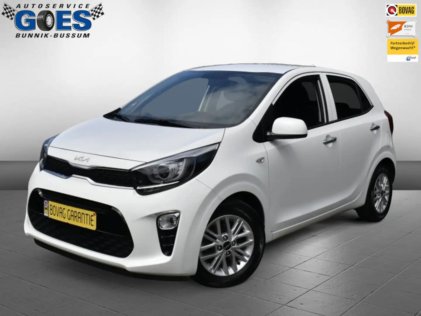 Kia Picanto 1.0 5drs automaat /camera /stuurverwarming/stoelve White - 1