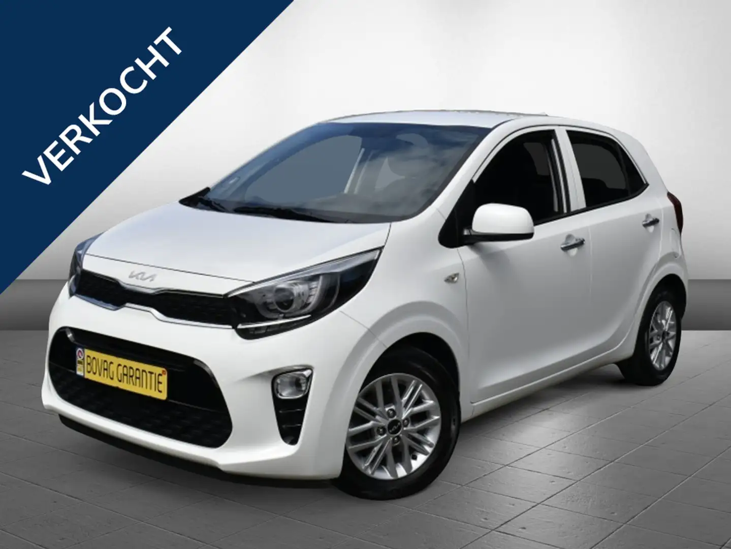 Kia Picanto 1.0 5drs automaat /camera /stuurverwarming/stoelve Wit - 1