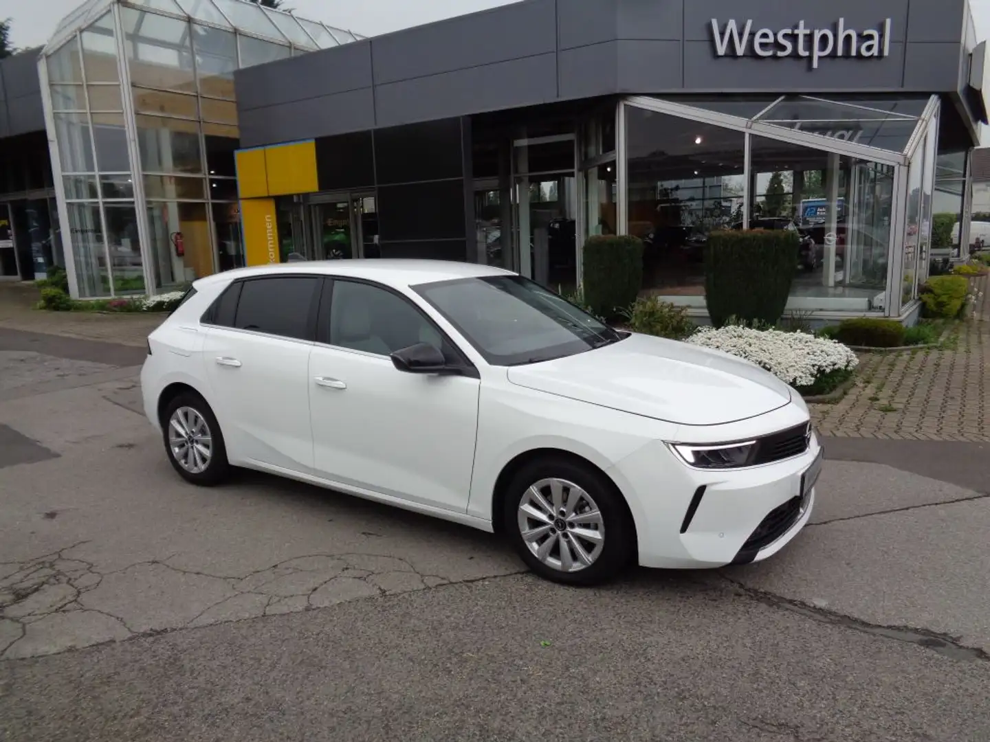 Opel Astra 1.2 Turbo Elegance Blanc - 1