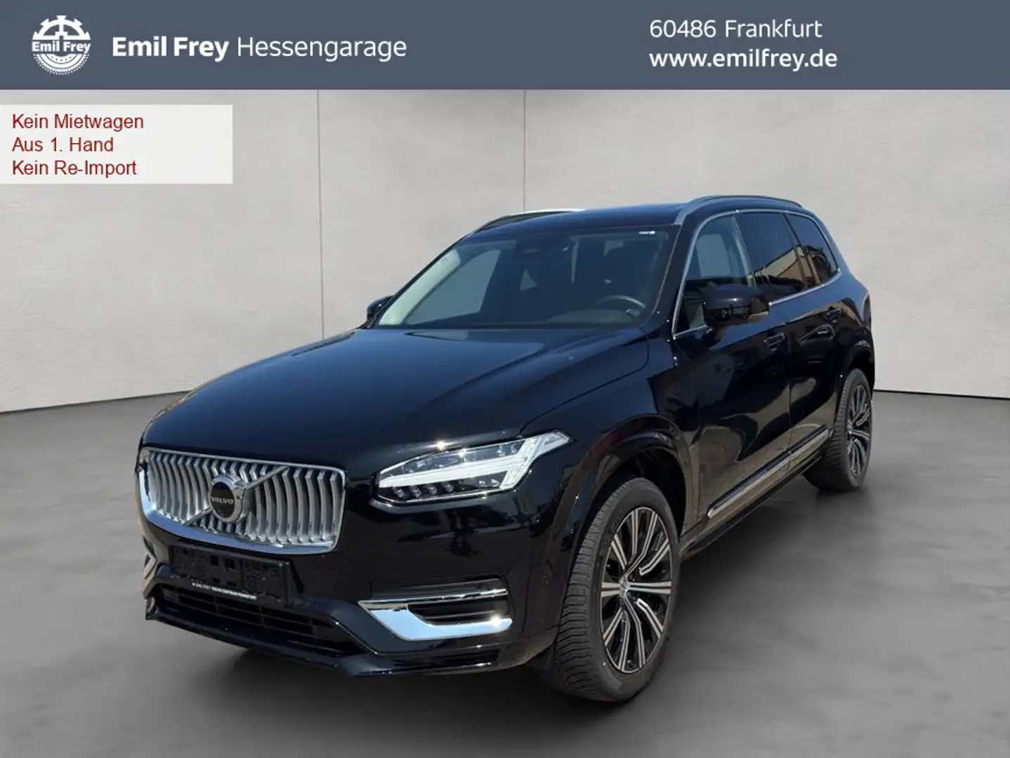 Volvo XC90 XC90 B5 AWD Plus-Bright 7S Glasd Standh 360° AHK Schwarz - 1