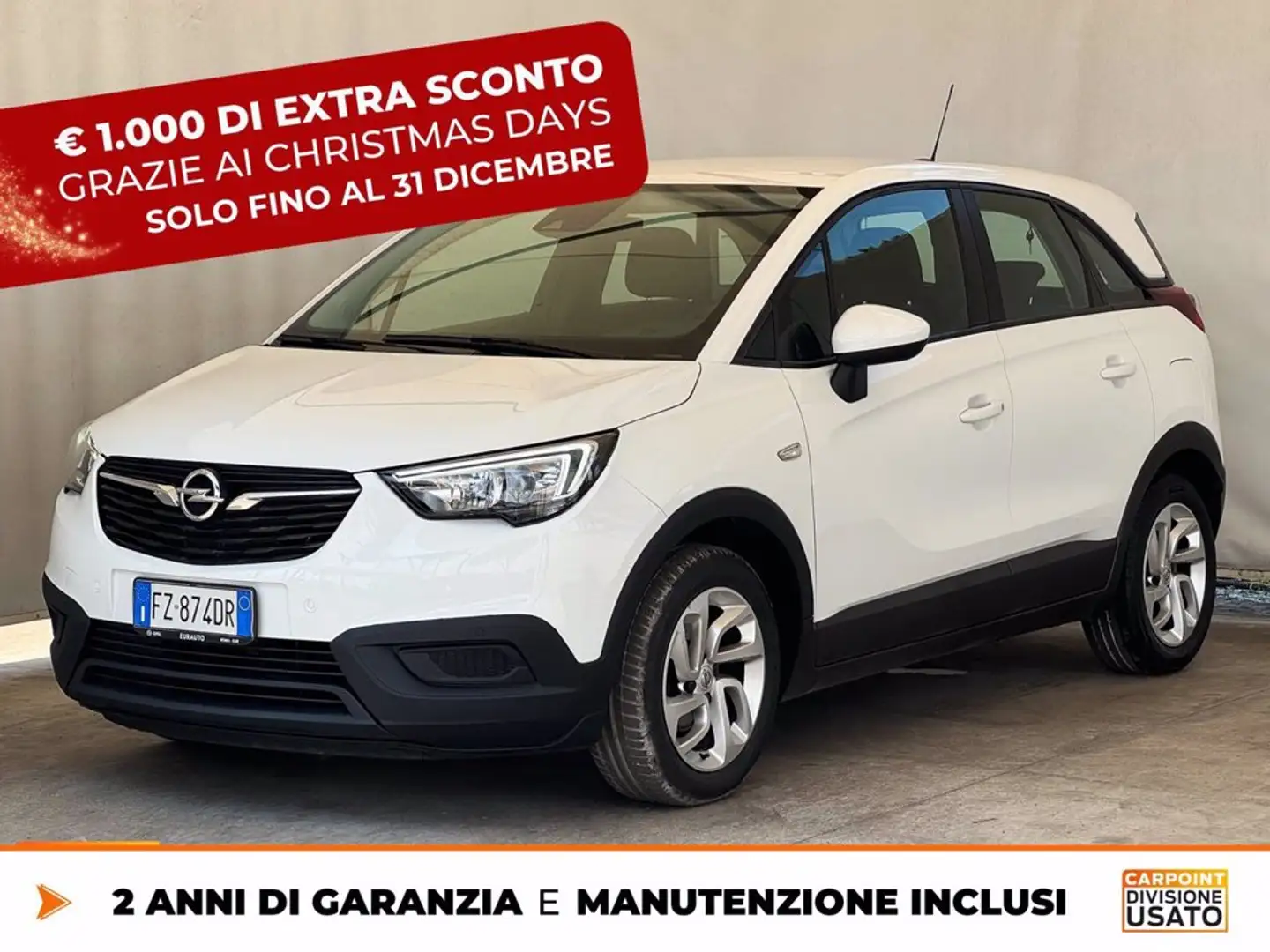 Opel Crossland X 1.2 innovation 83cv my18.5 Bianco - 1